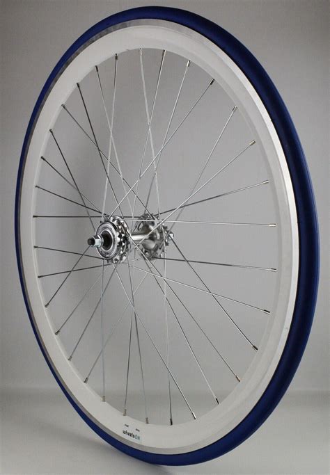 C Fixie Fixed Single Speed Rear Wheel Flip Flop T White Rim And