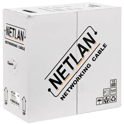 Кабель F/UTP NETLAN EC-UF004-5E-PE-BK кабель внешний Cat 5e