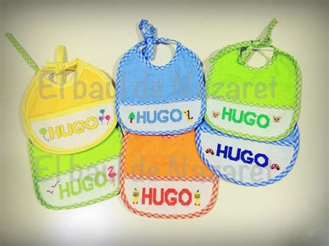 Baberos Personalizados Punto De Cruz Para Hugo Facebook