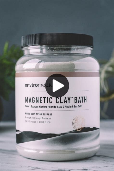 Magnetic Clay™ Bath Benefits And Uses Clay Detox Clay Detox Bath