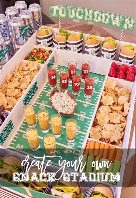 Diy snack stadium – Artofit