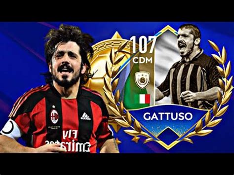 AMAZING CDM 107 RATED GENNARO GATTUSO GAMEPLAY REVIEW FIFA MOBILE 23