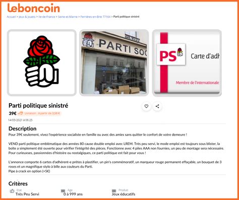 14 mai 2021 Actus PS à vendre Les Monologues du Matin