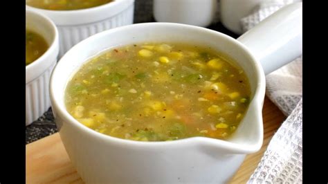 Sweet Corn Veg Soup Restaurant Style Youtube