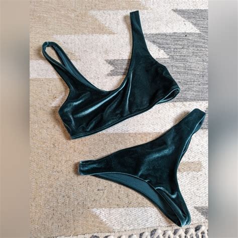 H M Swim Velvet Bikini Poshmark