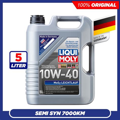 Liqui Moly Mos Leichtlauf W Semi Synthetic Engine Oil L