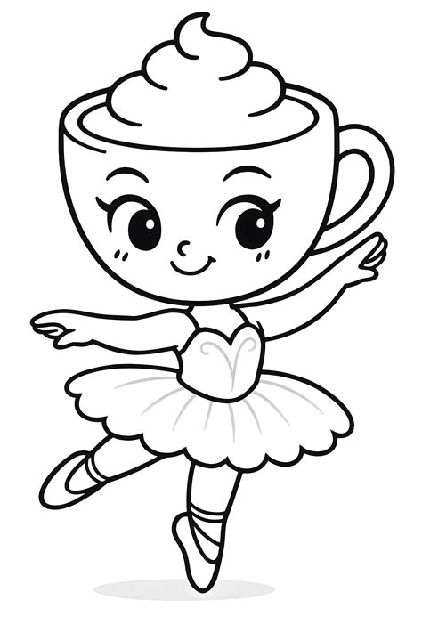 Desenhos Para Colorir Bailarina - 9