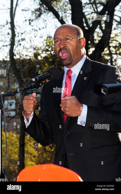 Bürgermeister Michael Nutter hält eine Rede am 24. Annual Philadelphia