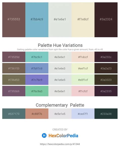 Hex Color Codes and Color Palettes