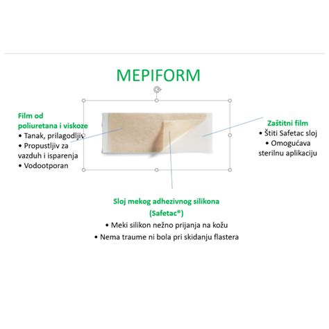 Mepiform flaster protiv ožiljaka 10x18 A1 - Apoteka Milica