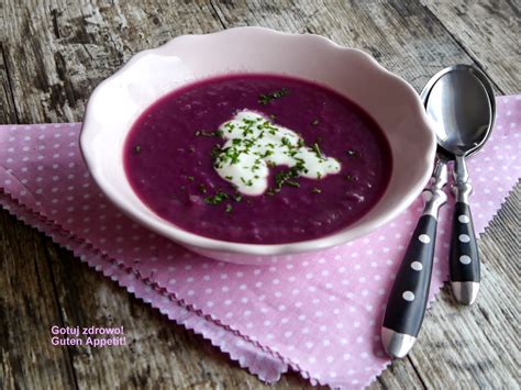 Gotuj Zdrowo Guten Appetit Zupa Krem Z Czerwonej Kapusty