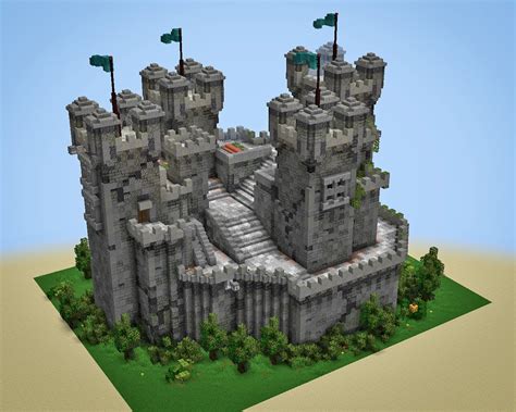 Minecraft Simple Castle Blueprints