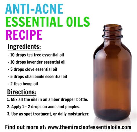 Potent Essential Oil Recipe For Acne Prone Skin The Miracle Of