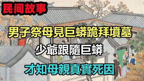 民間故事合集：男子祭母見巨蟒跪拜墳墓，少爺跟隨巨蟒，才知母親真實死因 Youtube