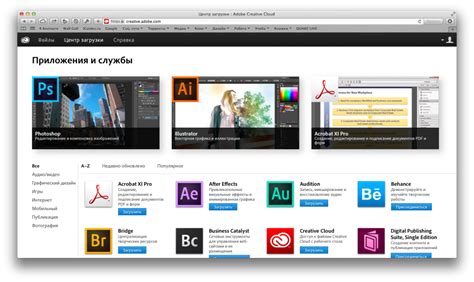 Обзор Adobe Creative Cloud