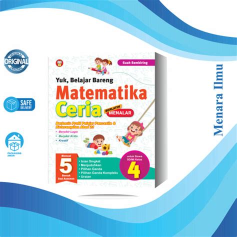 Jual Buku Yuk Belajar Bareng Matematiika Ceria Berbasis Profil Pelajar