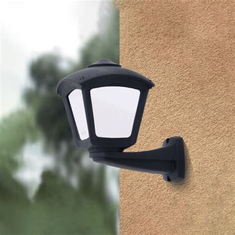 Farol Pared Colonial Op Negro IP55 E27 NARDO ROBY FL0571 Fivisa