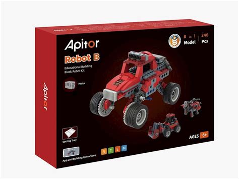 Конструктор Apitor Robot B, 240 элементов - купить в Баку. Цена, обзор ...