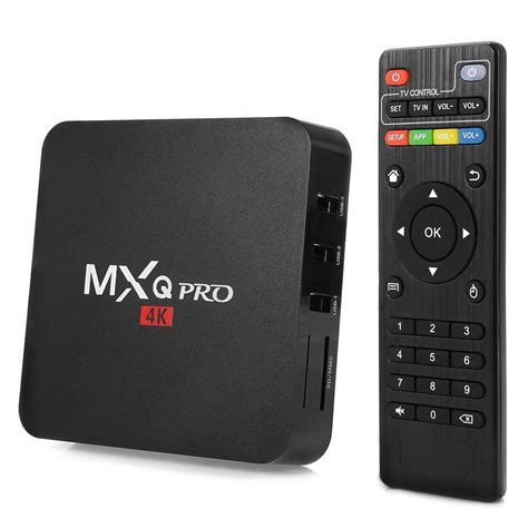 MXQ Pro 64 Bit Quad Core 4K Smart TV Box 1Gb RAM 8Gb ROM Android 7 1