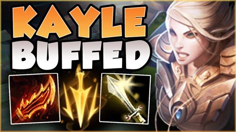 Wtf Riot Broke Kayle With These Buffs Buffed Kayle Season Top