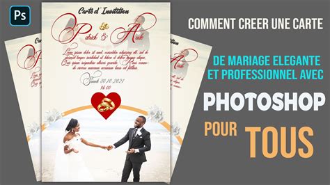 Comment Creer Une Affiche De Mariage Avec Photoshop Pour Tout Debutant