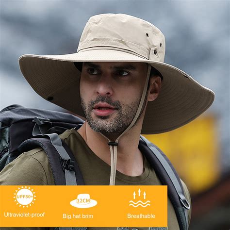 Honrane Sun Hat Breathable Comfortable Wear Resistant Wide Brim