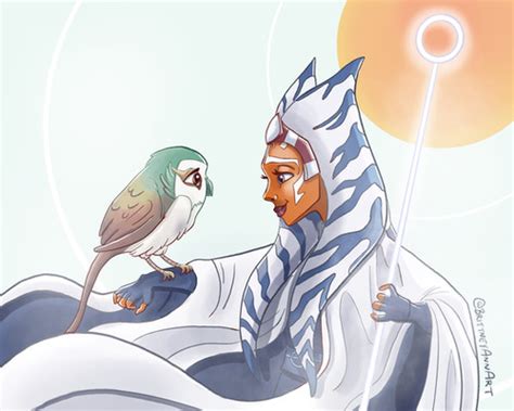 Ahsoka and Morai Art Print | brittneyannart