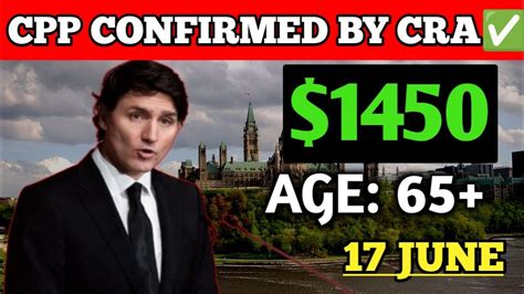 Biggest News CPP Increased By PM Justin Trudeau 1450 Month For All