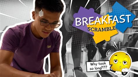 Mini Team Building Activities Breakfast Scramble Episode 2 Youtube