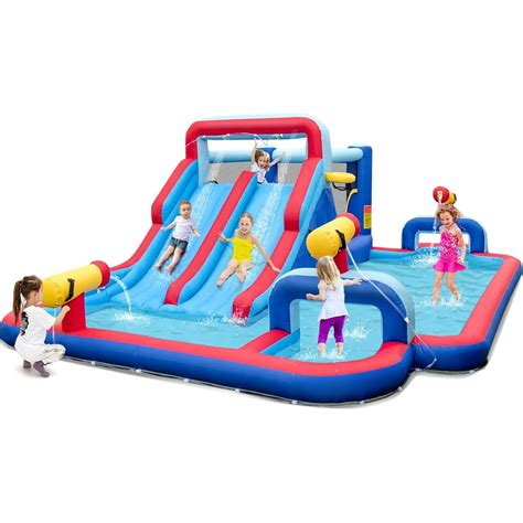 12 Mo Finance BOUNTECH Inflatable Water Slide 9 In 1 Mega