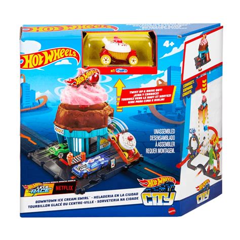 Hot Wheels City Pista Sorveteria Mattel Pontofrio