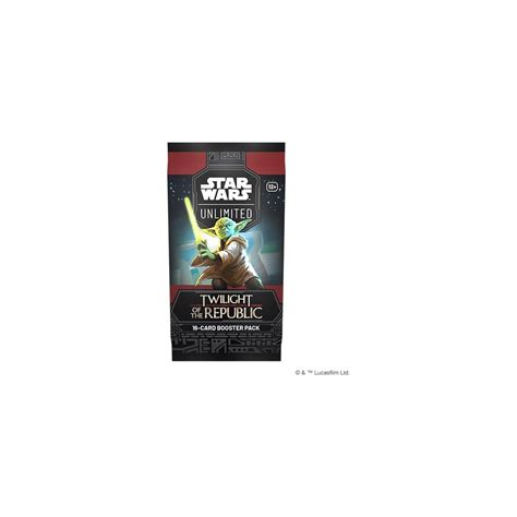 Star Wars Unlimited Twilight Of The Republic Booster Boutique