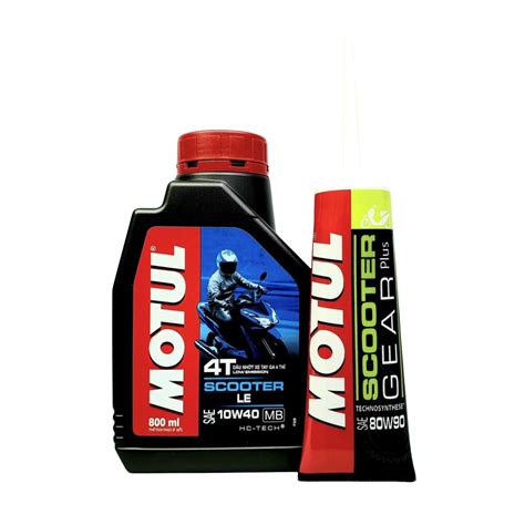 Combo Nh T Tay Ga Motul Scooter Le W Ml Nh T L P Motul Mixasale