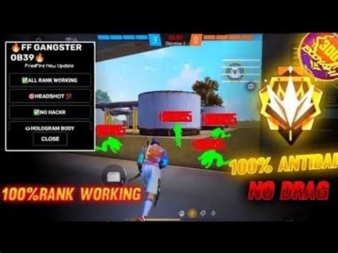 Ob39 Update Free Fire Max HackAll Rank WorkingPaid Auto Headshot