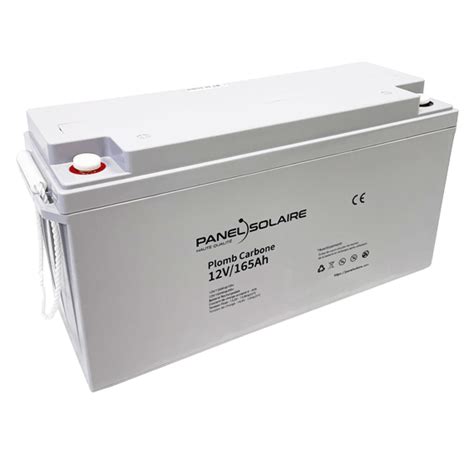 Batterie Plomb Carbone Ah V D Charge Lente Panel Solaire