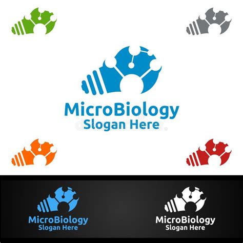 Micro Science and Research Lab Logo for Microbiology, Biotechnology ...