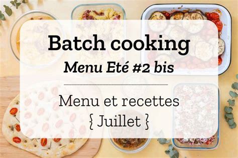 Batch Cooking Printemps Bis Mois D Avril Semaine