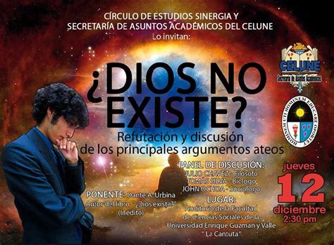 Dios no existe Teísta vs Tres ateos Dante A Urbina