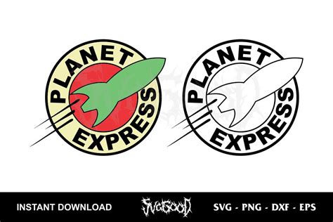 Futurama Planet Express Logo Svg Cricut Svggood