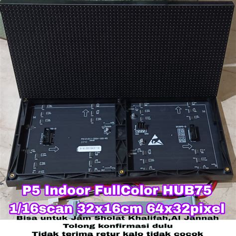 Jual Modul Panel LED P5 Indoor SMD RGB Full Color Shopee Indonesia