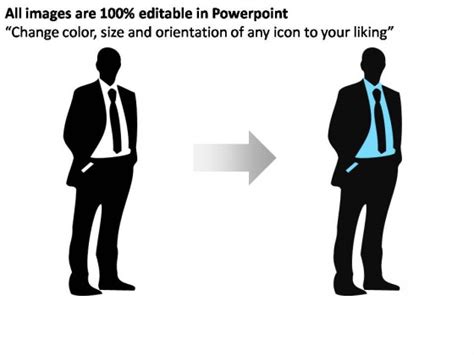 Business People Silhouettes PowerPoint Presentation Slides