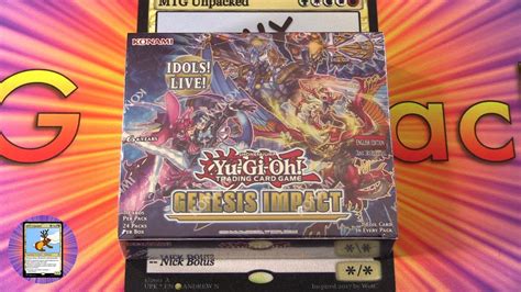 Yu Gi Oh Genesis Impact Booster Box Collectors Rare Youtube