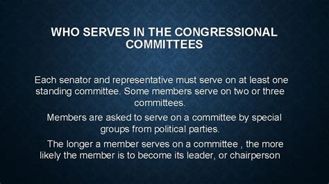 THE DIFFERENT TYPES OF CONGRESSIONAL COMMITTEES BY JOSHAY