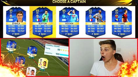 BEST SERIE A TOTS FUT DRAFT FIFA 16 ULTIMATE TEAM DEUTSCH YouTube