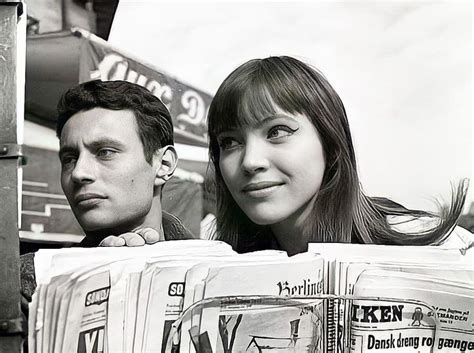 Anna Karina On Instagram Anna Karina And Michel Subor In The