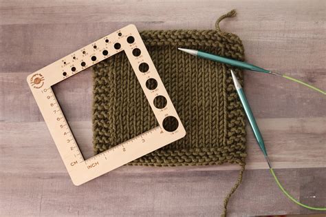 How To Knit And Measure A Gauge Swatch