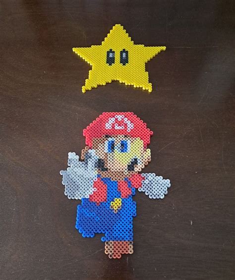 Super Mario 64 Perler Bead Patterns In 2022 Perler Bead Patterns Beading Patterns Perler