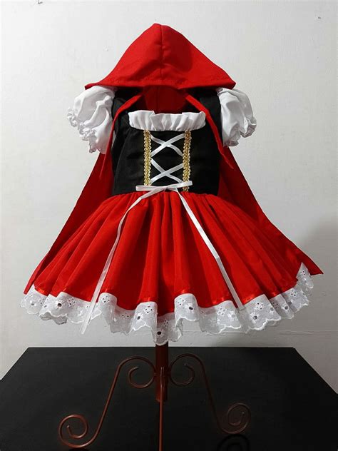 Vestido Chapéuzinho Vermelho no Elo7 | Ateliê Céu de Baunilha. (1A11F9C)