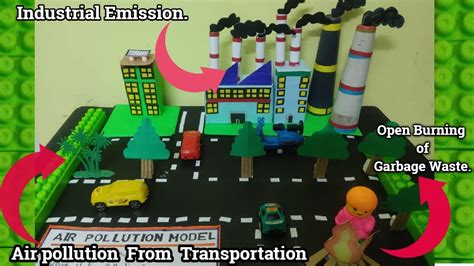 Air Pollution Model Making Using Carboard And Waste, 45% OFF