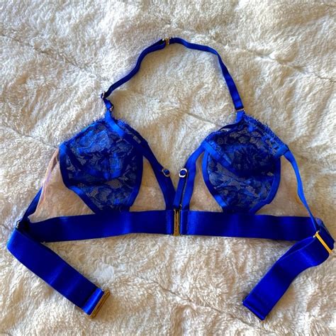 Honey Birdette Intimates Sleepwear Honey Birdette Morgan Electric Blue Lingerie Setsize